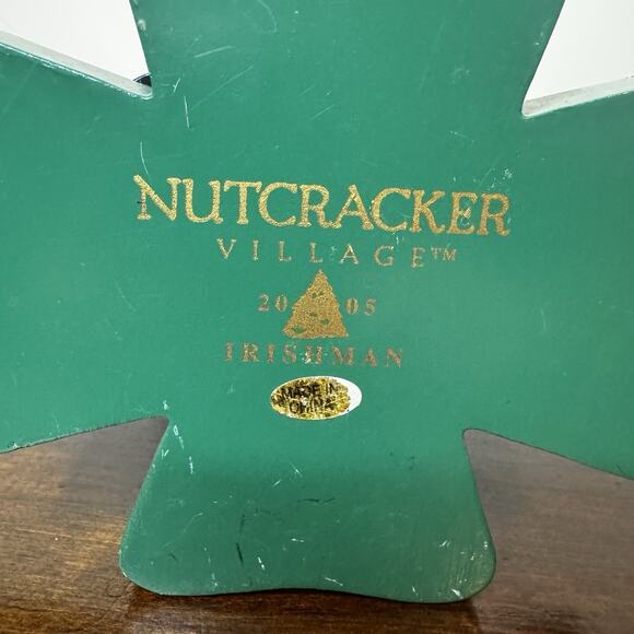 Nutcracker Village Irishman Christmas Nutcracker Shepherd Beer St. Patrick's Day - Picture 12 of 13
